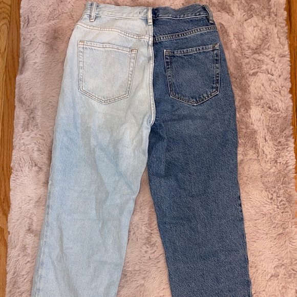 Pacsun Two Tone Straight Leg Jeans - Picture 3 of 4